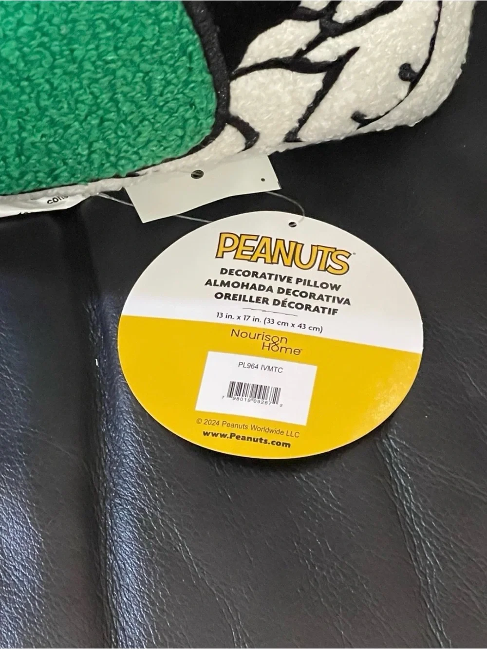 Peanuts Sherpa Snoopy Pillow - Pickleball Snoopy Pillow